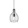 Suspension luminaire AMPOLLA-2 SP1 E27 noir