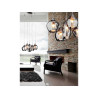 Lampe Suspendue design AMBER MILANO 5 5xG9 - chrome