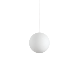 Lampe Suspendue design CARTA SP1 Ø30 E27 - blanc