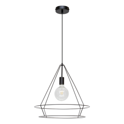 Lampe Suspendue design CASA TRIANGO E27 - noir