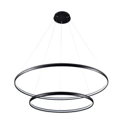 Lampe Design suspendue CARLO Ø120cm LED 65W 4000K - noir