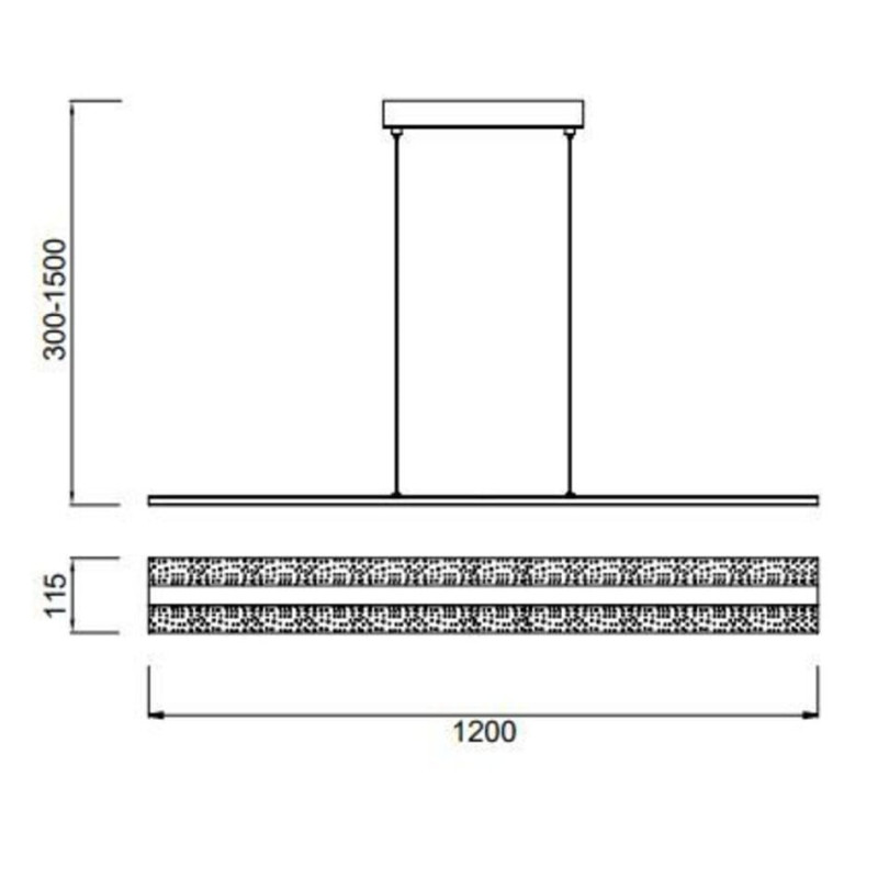 Lampe Design suspendue BURBUJA LED 48W 4000K - chrome