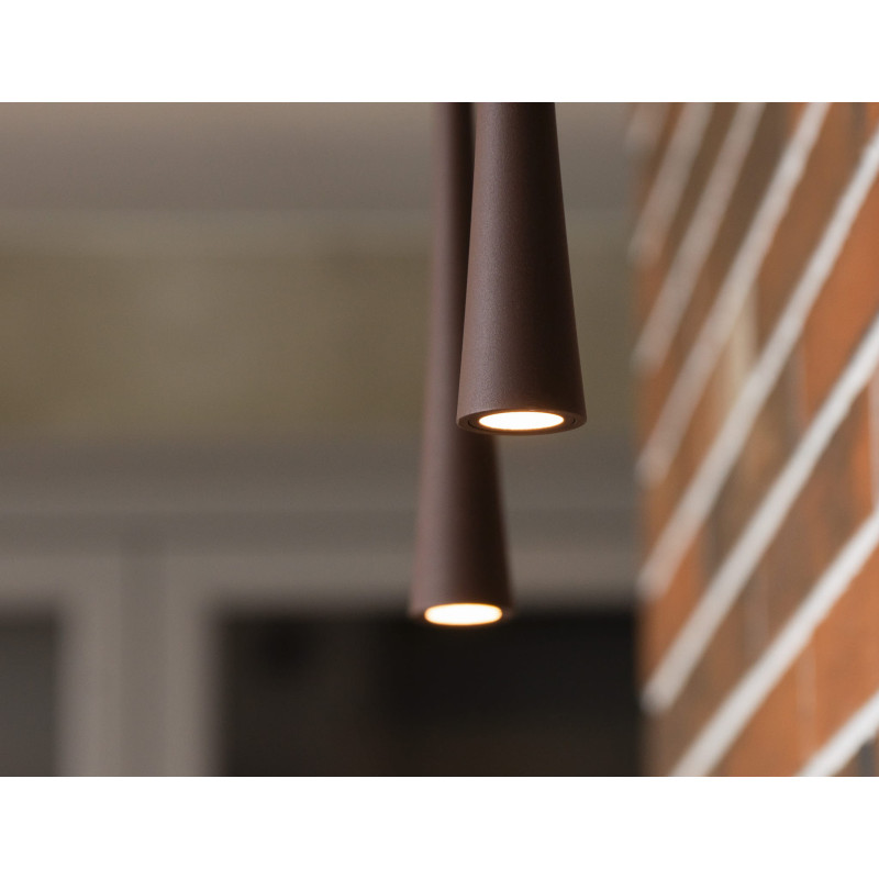 Lampe Design suspendue COFFEE LED 7W 3000K petit - marron