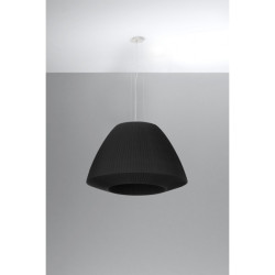 Suspension luminaire design BELLA 60cm 3xE27 - noir