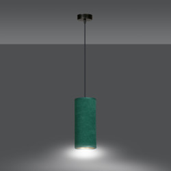 Lampe Suspendue design BENTE 1 BL VERT E27 - vert