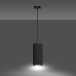 Suspension luminaire design BENTE 1 NOIR E27 - noir