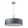 Lampe en suspension abat jour Design BLUM 3xE27 - gris argenté