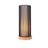 Lampe de table KIOTO E27 - bois / noir 