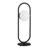 Lampe de table ROVETTO G9 - noir / opale 