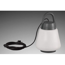 Lampe de table / suspension KINKE E27 - anthracite / blanc 