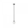 Lampe de salle de bain suspendue ICE EGG A G9 IP44 - noir / blanc 