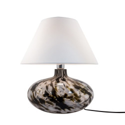 Lampe de table ADANA E27 - multicolore / blanc 