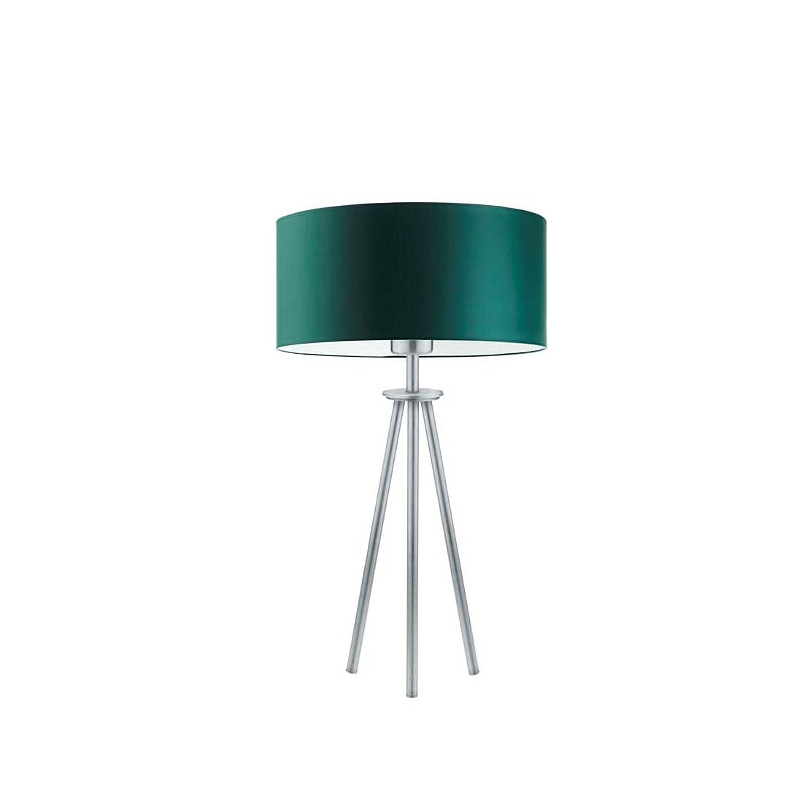 Lampe de table ALTA E27 - argent / vert 