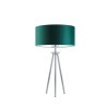Lampe de table ALTA E27 - argent / vert 