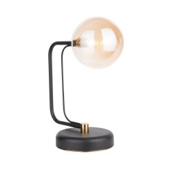 Lampe de table BUBBLE G9 - noir / transparent 