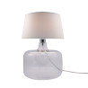 Lampe de table BATUMI E27 - transparent / blanc 