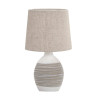 Lampe de table AMBON E14 - céramique / beige 