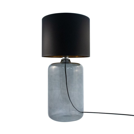Lampe de table AMARSA E27 - fumé / noir / or 