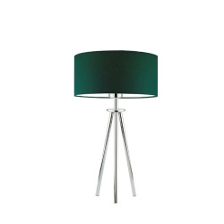 Lampe de table ALTA E27 - chrome / vert 