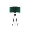 Lampe de table ALTA E27 - noir / vert 