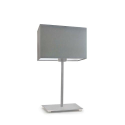 Lampe de table AMALFI E27 - acier / gris 