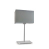 Lampe de table AMALFI E27 - acier / gris 