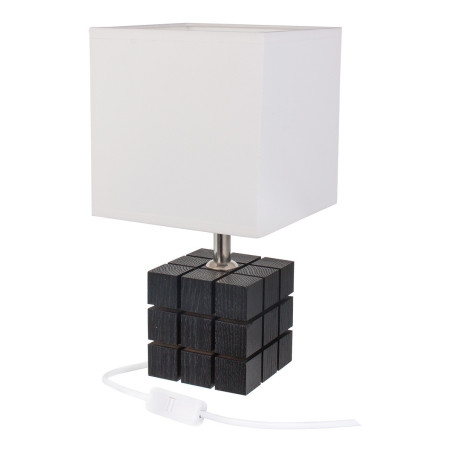 Lampe de table RUBI E27 - noir / blanc 