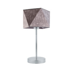 Lampe de table WUHU E27 - argent / gris 