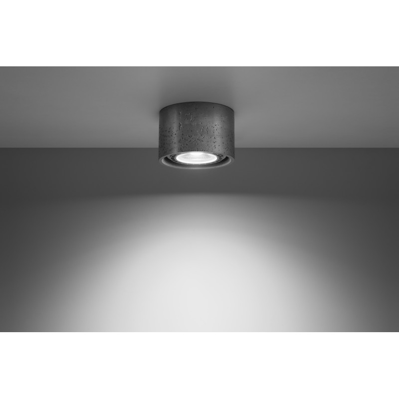 Downlight apparent BASIC GU10 AR111 - béton 