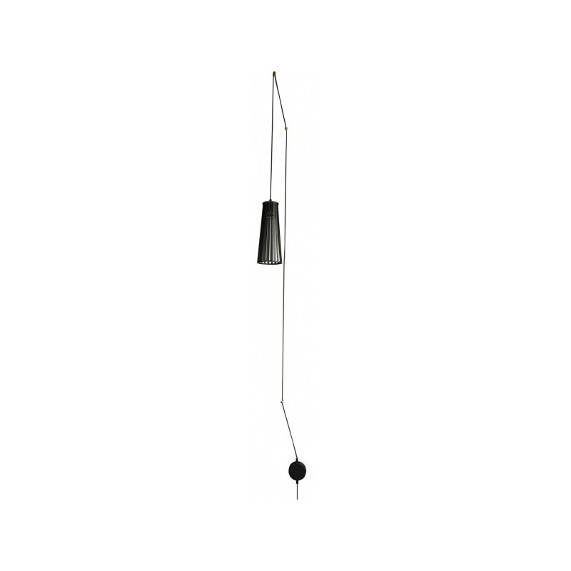 Lampe SuspendueDOVER GU10 design / applique - noir