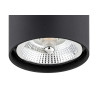 Downlight apparent TUBO GU10 AR111 - noir 