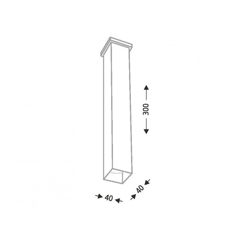 Downlight DOHA 1705 GU10 - noir 