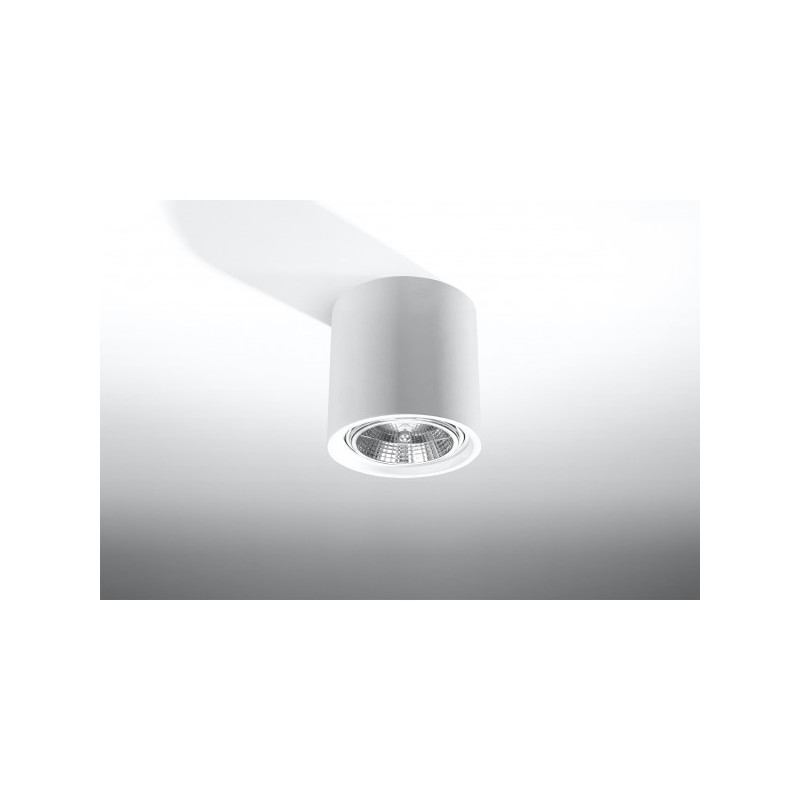 Downlight de surface KALU GU10 AR111 - blanc / céramique 