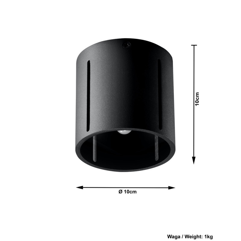 Downlight de surface INEZ G9 - noir 