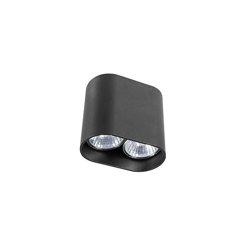 Downlight apparent PAG 2xGU10 - noir 