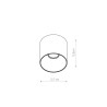 Downlight apparent PIONT TONE GU10 - blanc 