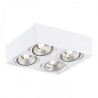 Downlight apparent RODOS PLUS 4xGU10 AR111 15W 3000K - blanc 