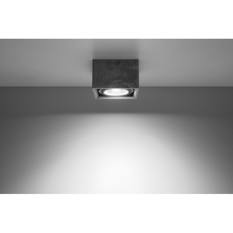 Downlight apparent QUATRO GU10 AR111 - béton 