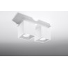 Downlight apparent QUAD 2 GU10 - blanc 