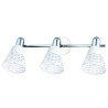 Bande lumineuse DISCOVERY 3xE14 - blanc / chrome 