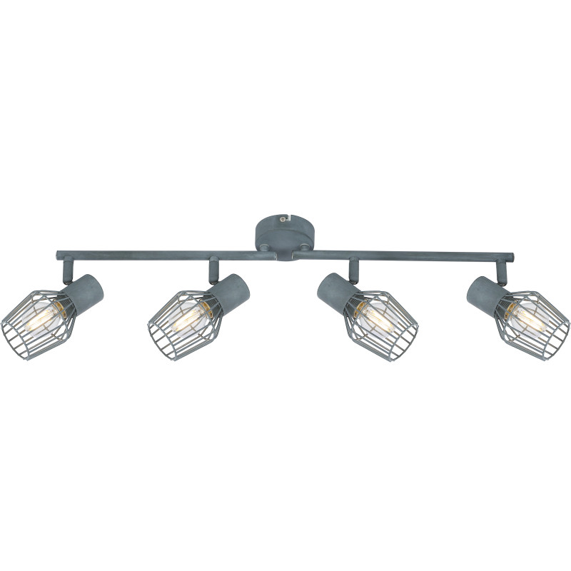 Bande lumineuse VIKING 4xE14 - gris 