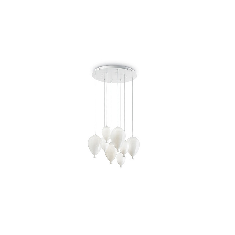 Suspension design CLOWN SP8 COLOR G9 plafonnier blanc