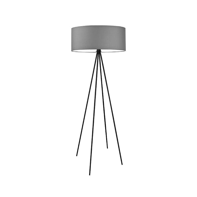 Lampadaire IBIZA E27 - noir / gris 