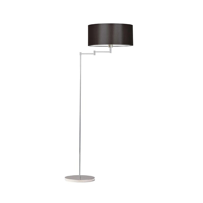 Lampadaire CANCUN E27 - argent / marron 