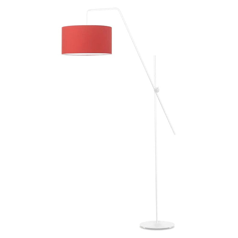 Lampadaire BILBAO E27 - blanc / rouge 