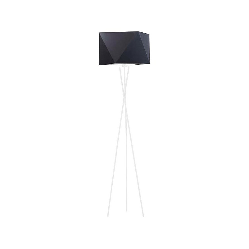 Lampadaire DAKAR E27 - blanc / noir 