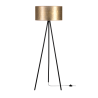 Lampadaire NEVOA E27 - noir / or 