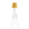 Lampadaire PANAMA E27 - chrome / moutarde 