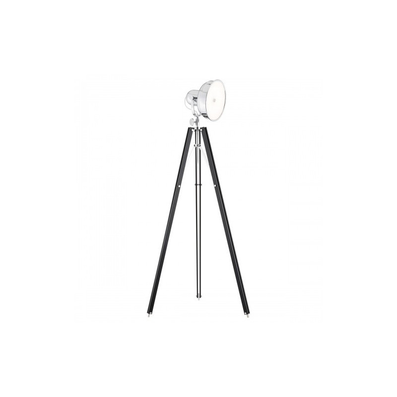 Lampadaire PHOTO LED 11W 3000K - noir / chrome 