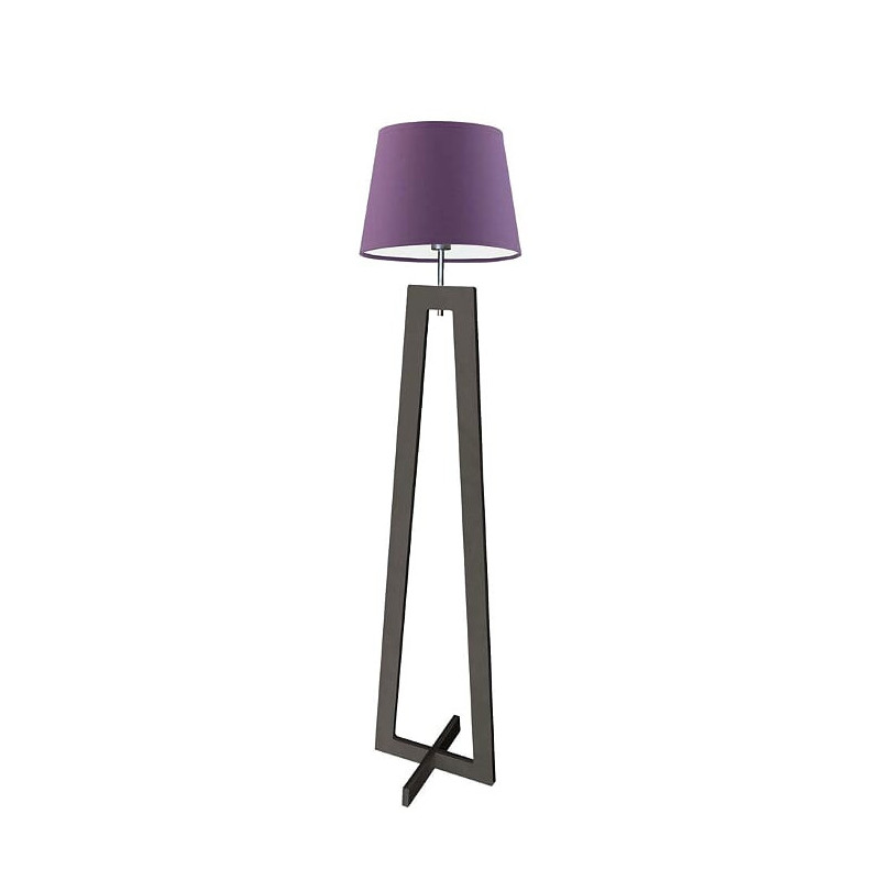 Lampadaire KOS E27 - ébène / violet 